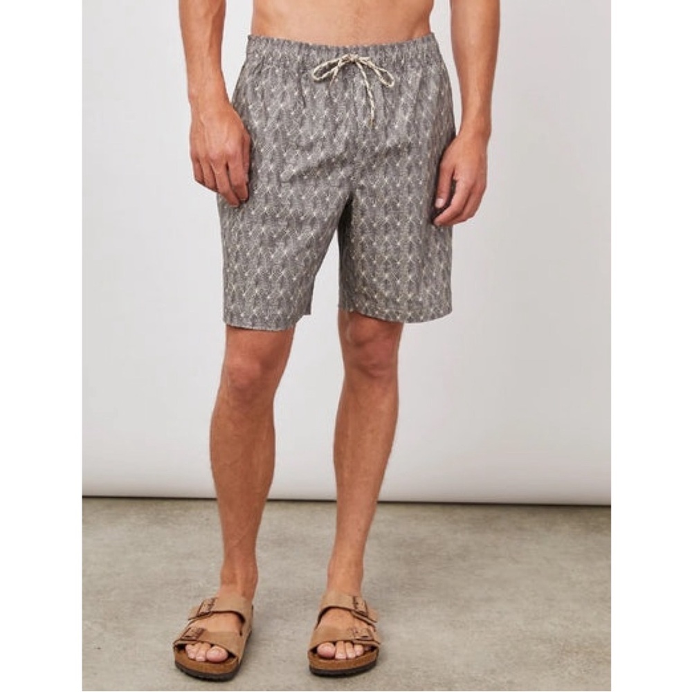 Rails Kian Tin Stamp Swim Trunk Shorts Size XL NWT Two Tone